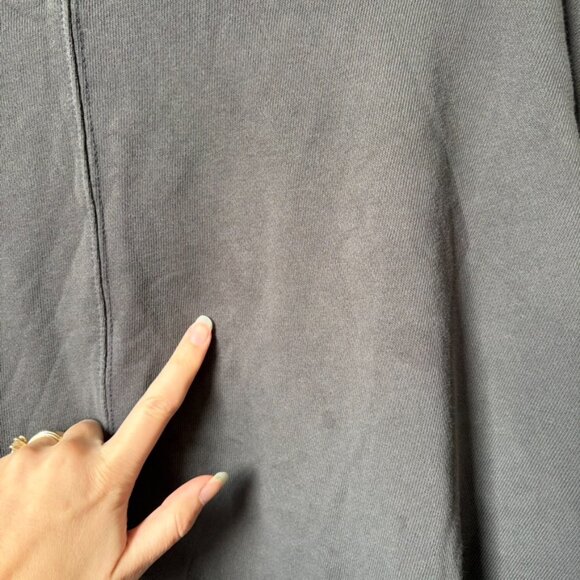 Aerie Gray Oversized Crewneck Women's XS - Picture 6 of 9
